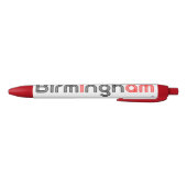 Noir Stylo rouge de coeur de Birmingham (Bas)