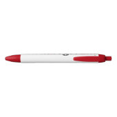 Noir Stylo rouge de coeur de Birmingham (Dos)
