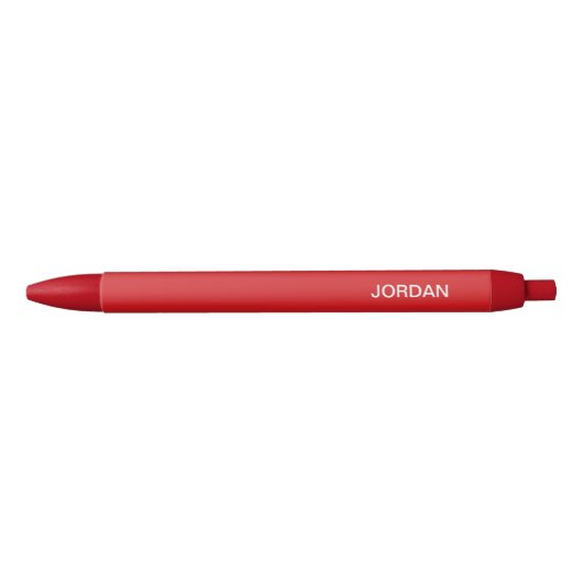 Noir Stylo rouge monogramme (Devant)