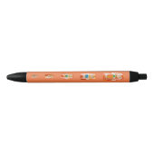 Noir Stylo russe rouge de poupées de Matryoshka (Devant)