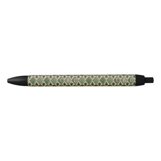 Noir Stylo Sapin et Diamants (Devant)