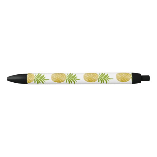 Noir Stylo snob d'ananas (Devant)