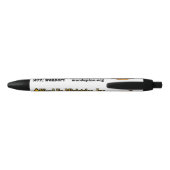 Noir Stylo universel de centre de mot (Dos)