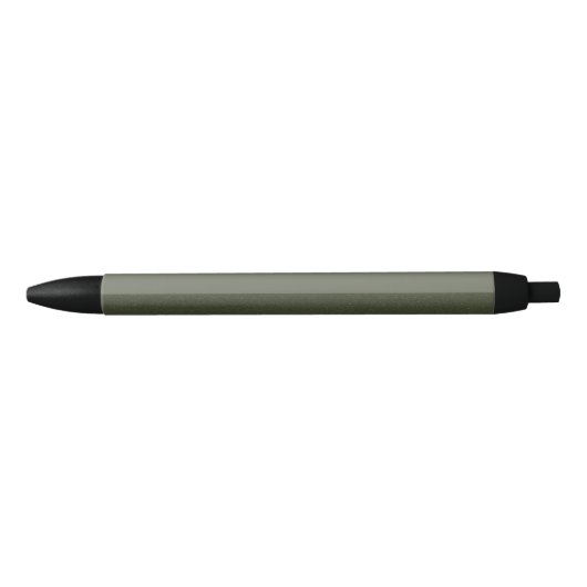 Noir Stylo vert mousse à deux tons - Prêt pour le logo (Devant)