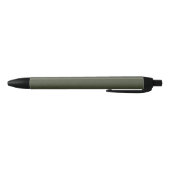 Noir Stylo vert mousse à deux tons - Prêt pour le logo (Bas)