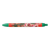 Noir Stylo vert pour tulipes rouges et blanches (Devant)