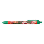 Noir Stylo vert pour tulipes rouges et blanches (Haut)