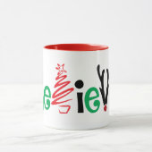 Noir tasse combinée de 11 onces (Centre)