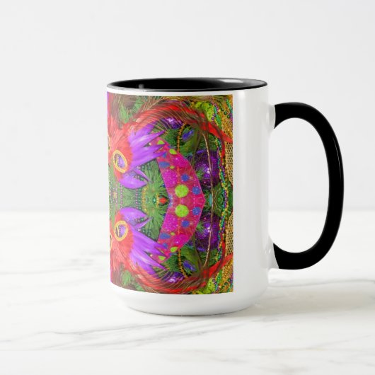 Noir tasse de sonnerie de 15 onces (Droite)