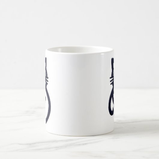 Noir Trinity Knot Celtic Chat Mug (Centre)
