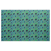 Noir turquoise de vert bleu d'Aqua de tissu de (Fat Quarter)