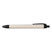 Noir Un stylo avec un corps beige texturé et des accent (Haut)