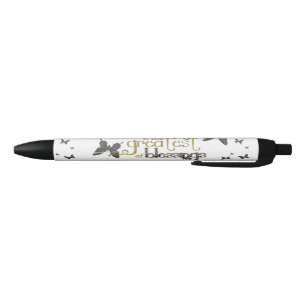 Noir Un stylo de citation True Friend