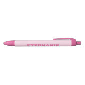 Noir Variété de patchs de stylo rose personnalisée (Haut)