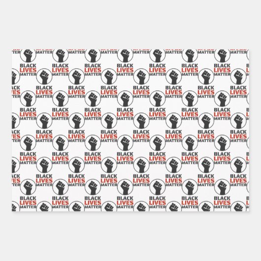 Noir Vie Matière Conception Ensembles de Papier En (Devant 2)