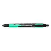 Noir Votre stylo couleur avec Lion (Dos)