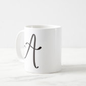 Noircissez la tasse de "A" (Devant gauche)