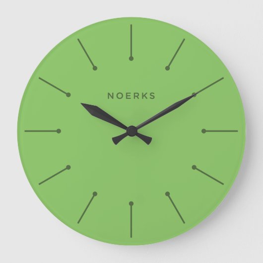 Noirva Minimale Klok (Voorkant)