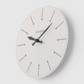 Noirva Minimale Klok (Hoek)