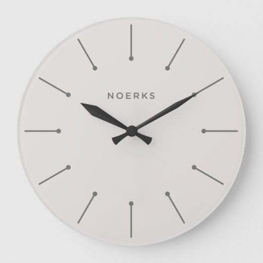 Noirva Minimale Klok (Voorkant)