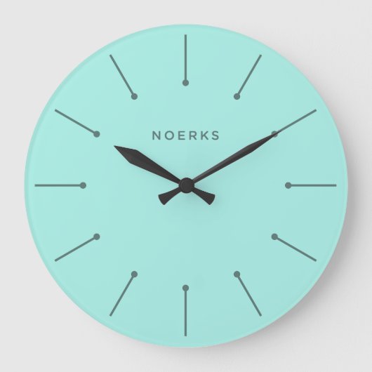 Noirva Minimale Klok (Voorkant)