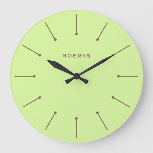 Noirva Minimale Klok (Voorkant)
