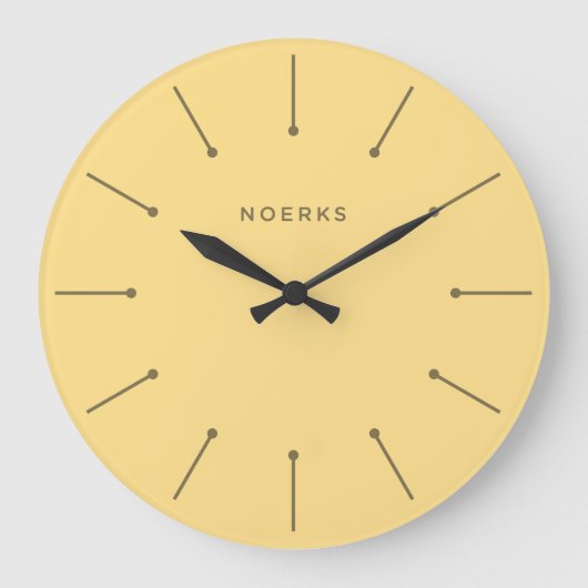 Noirva Minimale Klok (Voorkant)