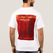 Noise Marines - correcte datums T-shirt (Achterkant)