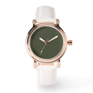 Noise Moss Green Custom Roos-Gold eWatch Horloge