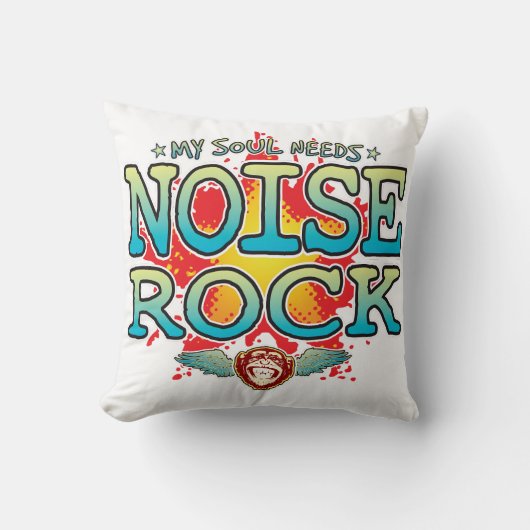 Noise Rock Soul Cushion Kussen (Voorkant)