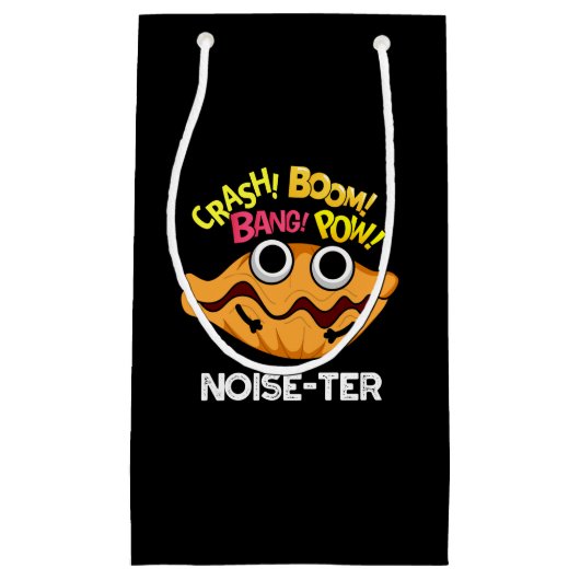 Noise-ter Funny Noisy Oyster Pun Dark BG Klein Cadeauzakje (Voorkant)
