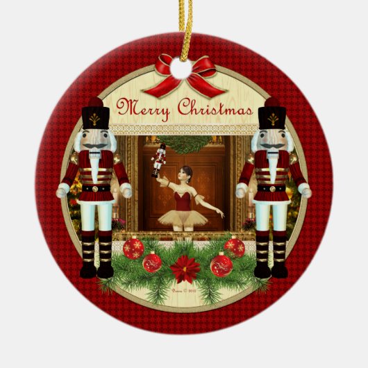 Noisette de Noël Ballerina Ornement (Devant)