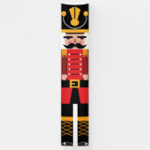 Noisette de Noël Bannière rouge traditionnelle (Vertical)