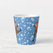 Noisette de Noël Danseuse Russe Bois Latte Mug (Devant)