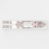 Noisette de Noël Flannelle rose bannière (Horizontal)