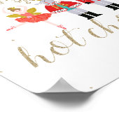 Noisette de Noël Hot Chocolat Bar Gold Poster (Coin)