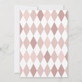 Noisette de Noël Pink Formes Invitation (Dos)