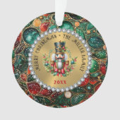 Noisette de Noël rouge or, cadre de Parties scinti (devant)