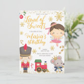 Noisette d'or Pays des douceurs Invitation d'anniv (Debout devant)