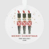 Noisette rouge et or personnalisé Joyeux Noël (dos)