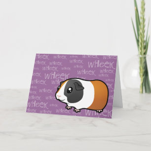 Noisy Guinea Pig (glad haar) Kaart
