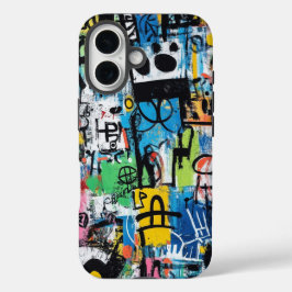 Noisy Lines Grafitti Geïnspireerd Art Phone Case
