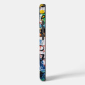 Noisy Lines Grafitti Geïnspireerd Art Phone Case (Achterkant / Links)