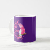 Noisy Pink Galah Koffiemok (Voorkant links)