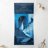 Noite da Lua, prom night Drieluik Uitnodiging (Binnen)