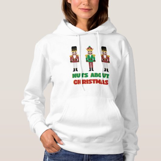 Noix À propos de Noël Sweat - shirt à capuche Nutc (Devant)