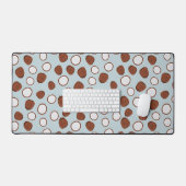 Noix de coco mignonne Fruit tropical Aliments exot (Clavier et souris)