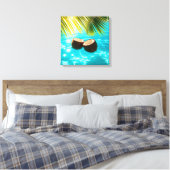 Noix de coco tropicales dans une impression sur to (Insitu(Chambre))