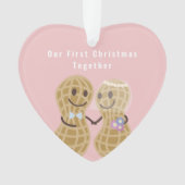 Noix Les uns sur les autres premier Noël ensemble (devant)