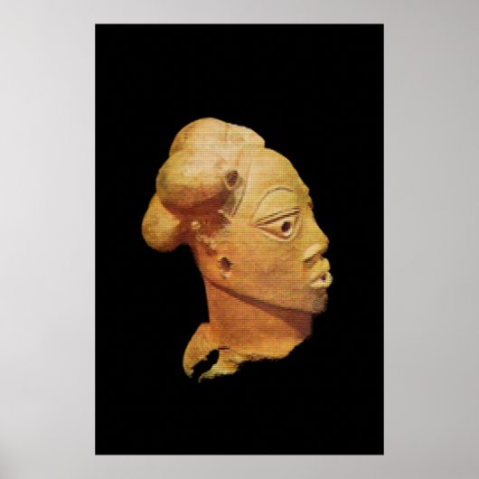 NOK HEAD (TERRACOTTA) POSTER (Voorkant)